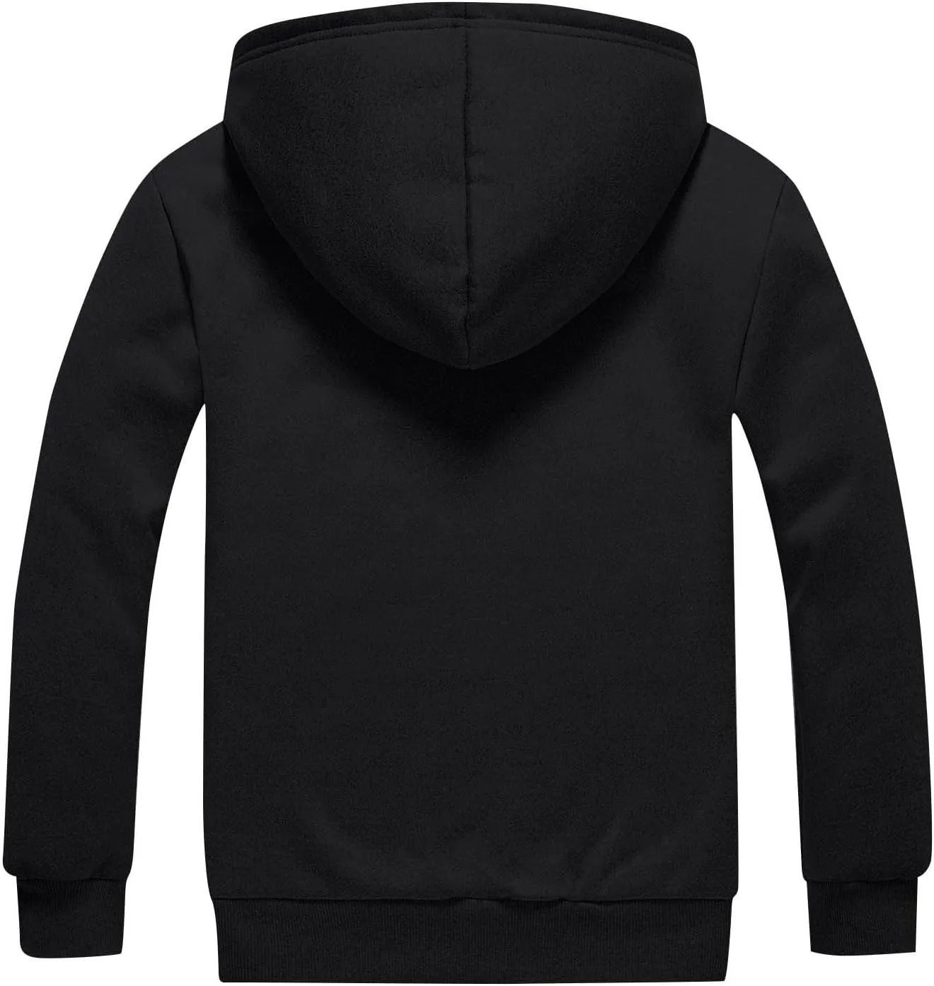 Mens Sherpa Lined Hoodie Full-Zip Warm Winter Hooded Thermal Fleece Heavyweight Hoodies