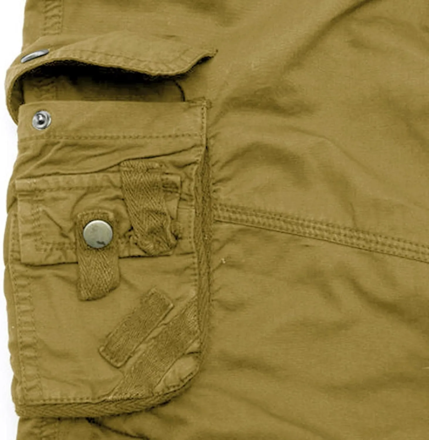 Men's Stretch Cargo Shorts Lightweight Casual Drawstring Gym Shorts Classic Relaxed Fit Summer with Pockets