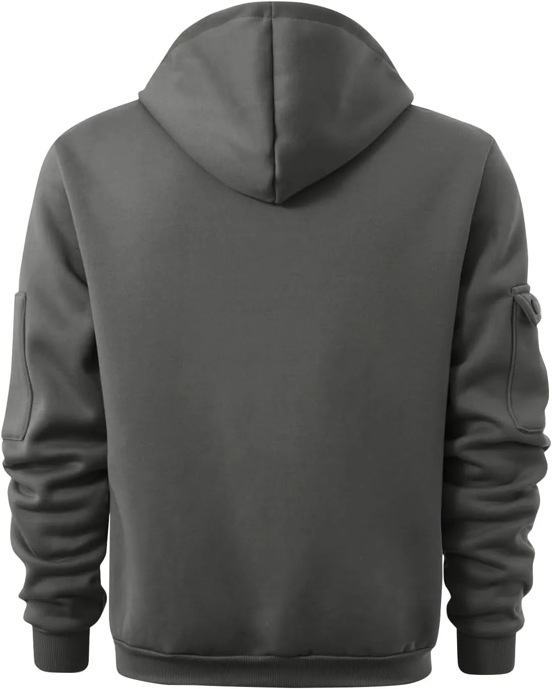 Mens Tactical Sweatshirts with Hooded Vintage Plus Size Quarter Zip Pullover Casual Oversized Hoodies