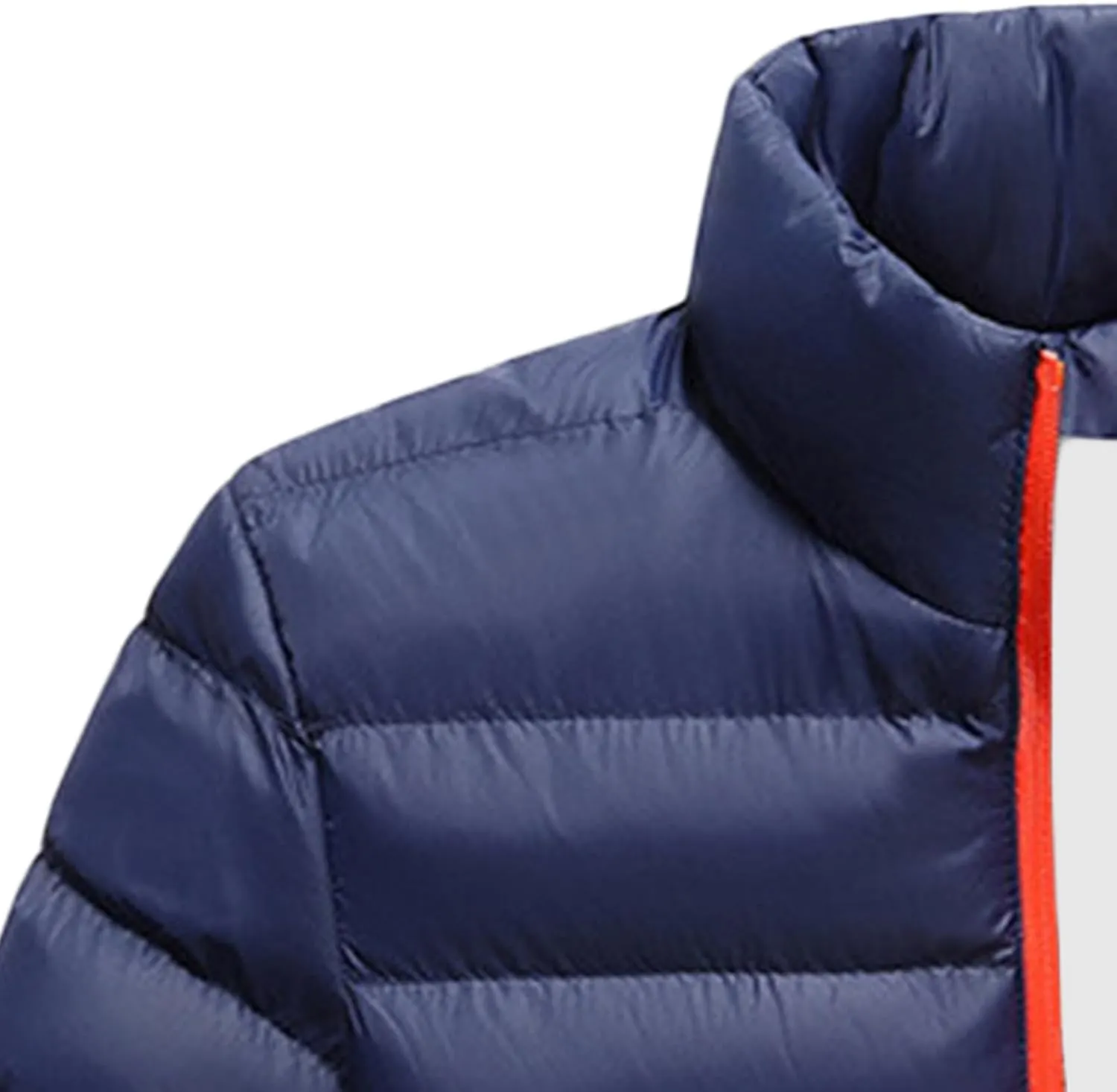 Men's Winter Jackets Male Cotton Padded Hoodless Long Sleeve Coat Man Warm Casual Skinny Quilted Jacket