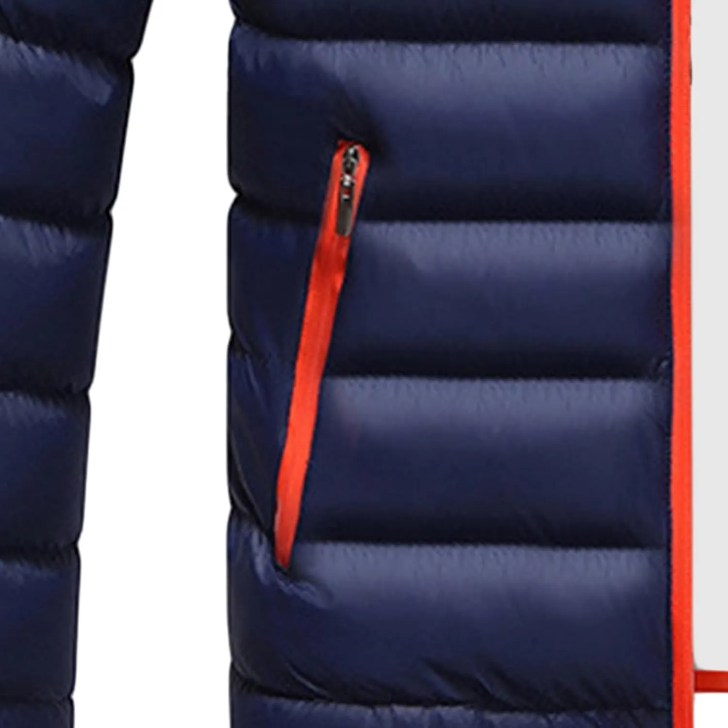Men's Winter Jackets Male Cotton Padded Hoodless Long Sleeve Coat Man Warm Casual Skinny Quilted Jacket
