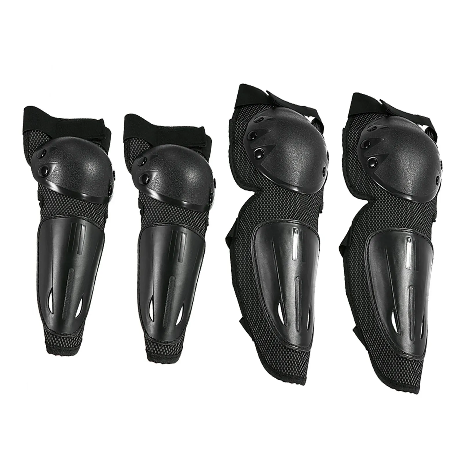 Motorcycle Aults Racing Motocross Knee Pads Protector Guards Protective Gear Adjustable Elastic Straps