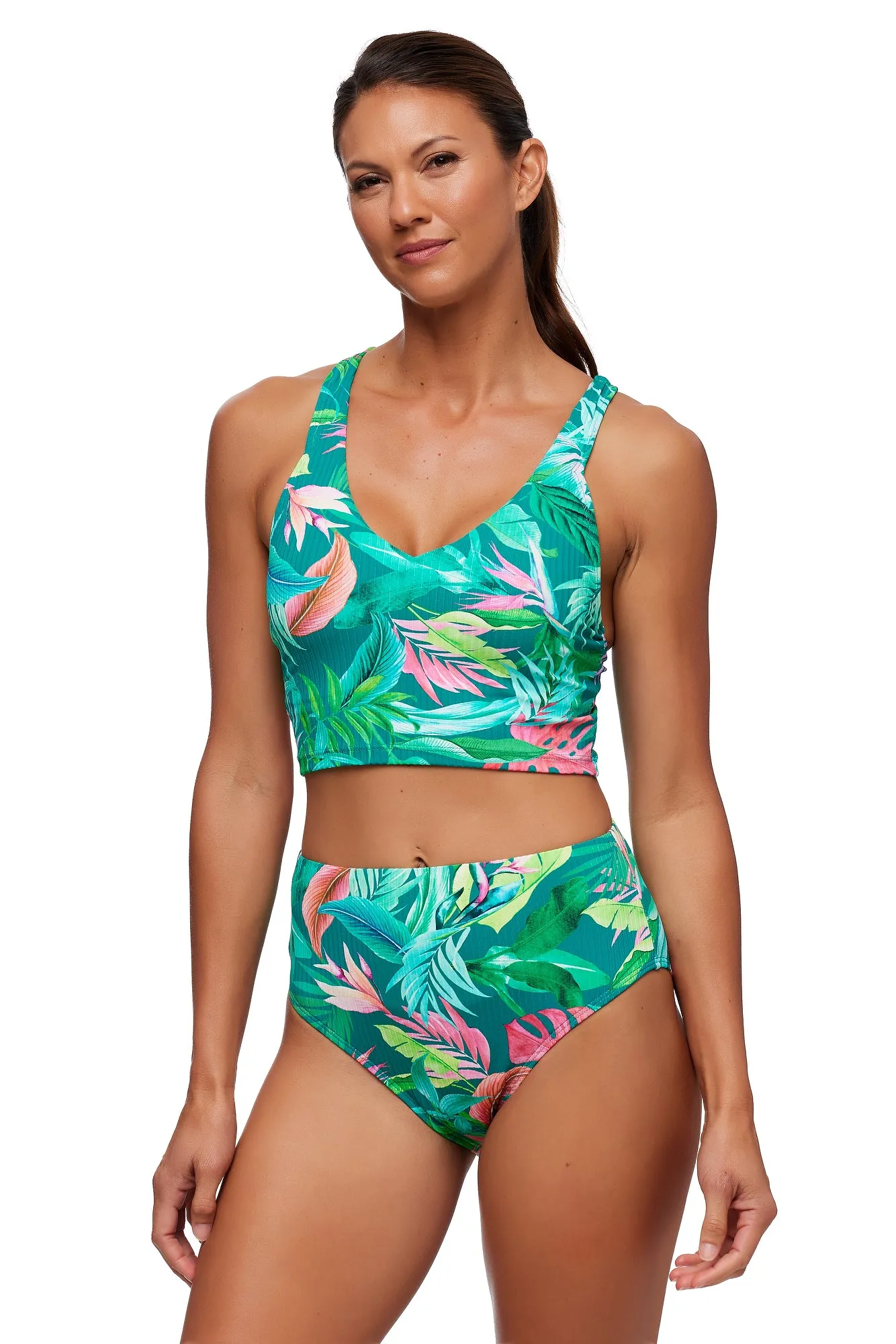 Next Kalani V-Neck Crop Bikini Top