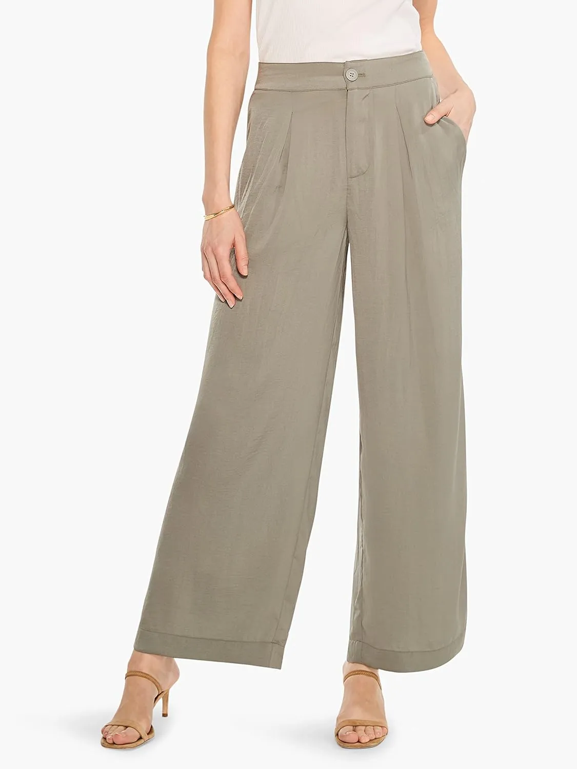 NIC ZOE Women's Soft Drape Wide-Leg Pant