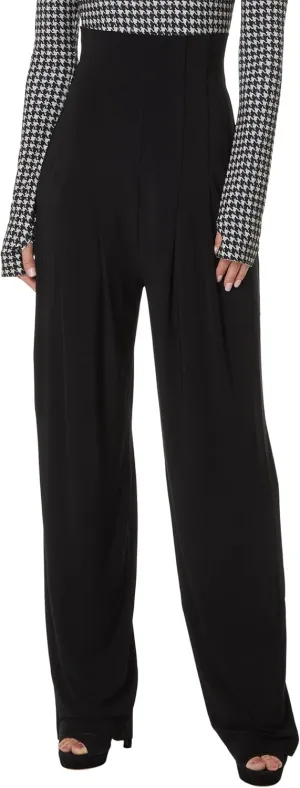 Norma Kamali Women's High Waist Tailored Pleat Pant