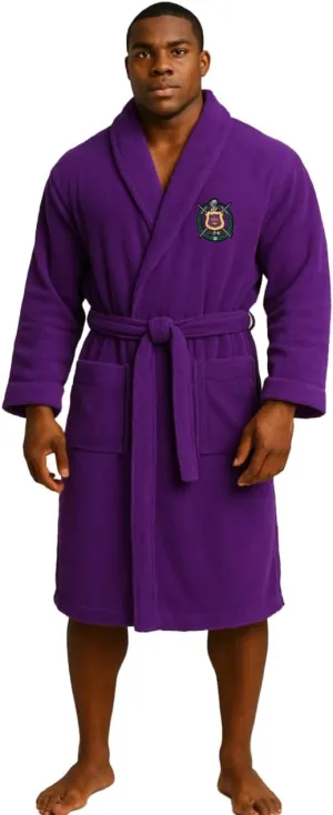 Omega Psi Phi Crest - Shield Bathrobe