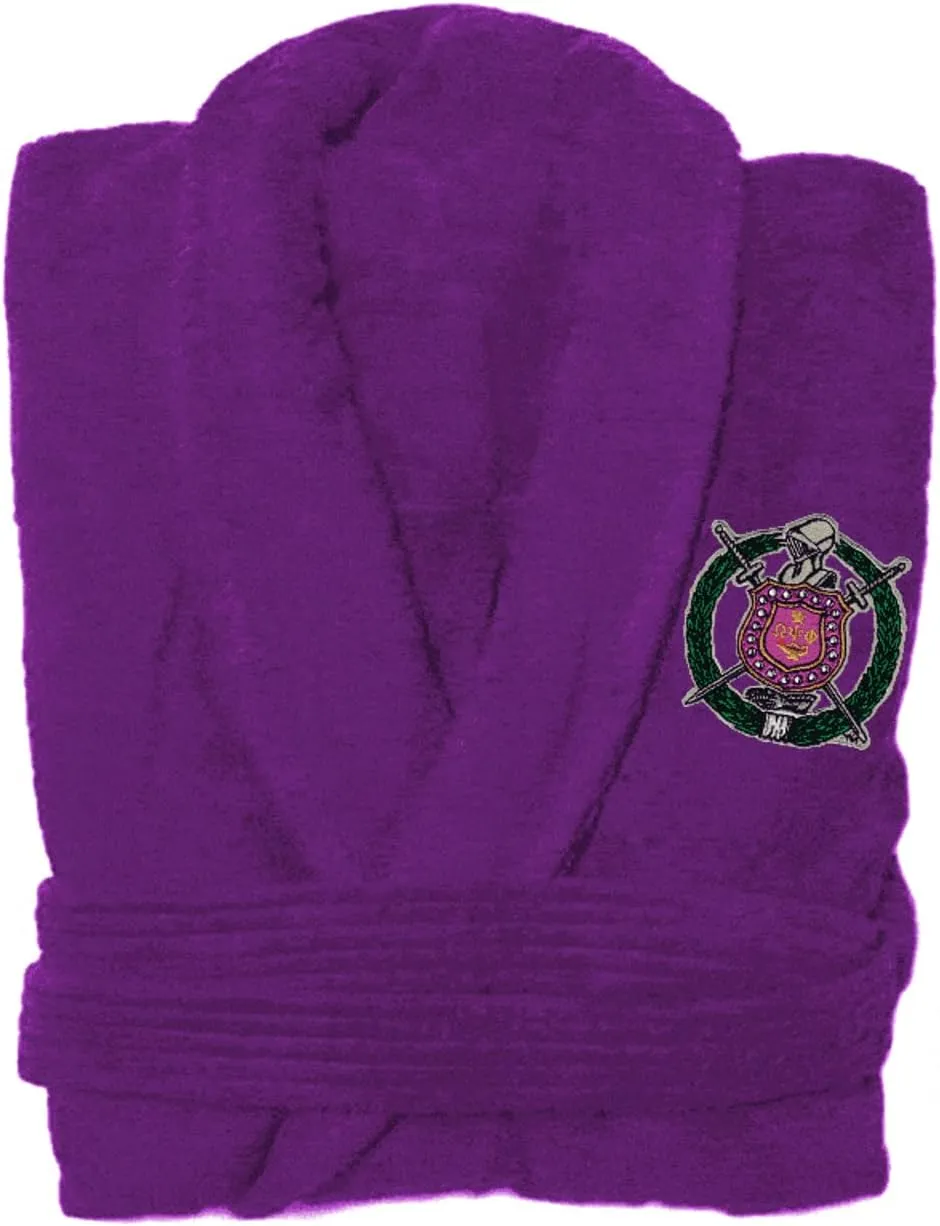 Omega Psi Phi Crest - Shield Bathrobe