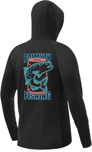 Palmyth Fishing Hoodie for Men Long Sleeve Sun Protection UV UPF 50  Shirts