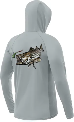 Palmyth Fishing Hoodie for Men Long Sleeve Sun Protection UV UPF 50  Shirts