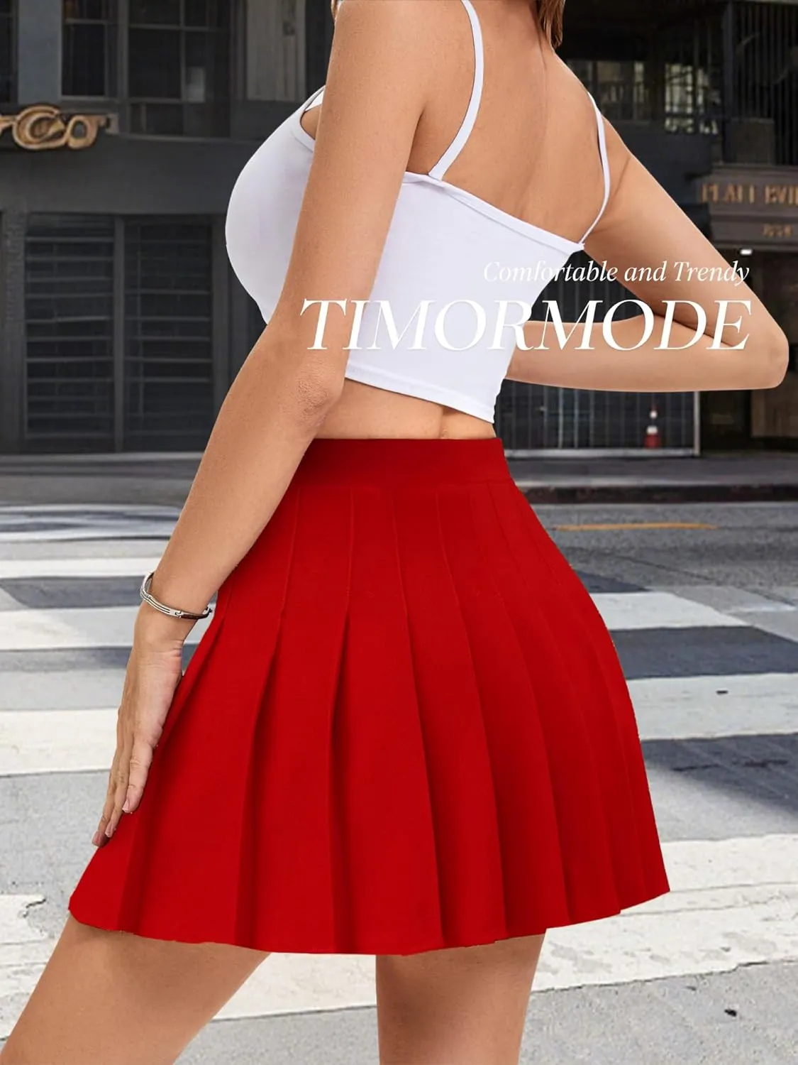 Pleated Skirts for Women Mini High Waist Skater Tennis Skirt A-line Cheerleader Skirt