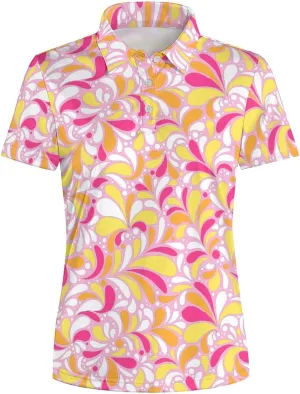 Polo Shirt for Women Performance Moisture Wicking Golf Shirt Quick Dry Short Sleeve Polo Shirt Casual Polo Shirt