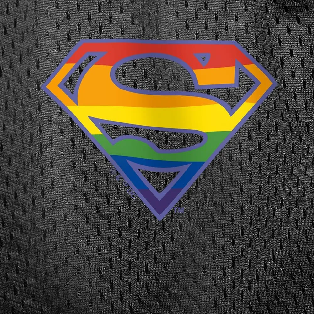 Popfunk Superman Shield Collection Mens Lined Mesh Shorts