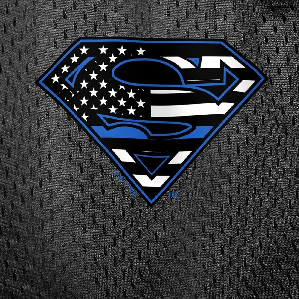 Popfunk Superman Shield Collection Mens Lined Mesh Shorts
