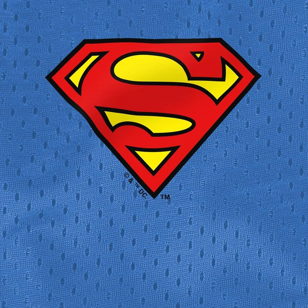 Popfunk Superman Shield Collection Mens Lined Mesh Shorts
