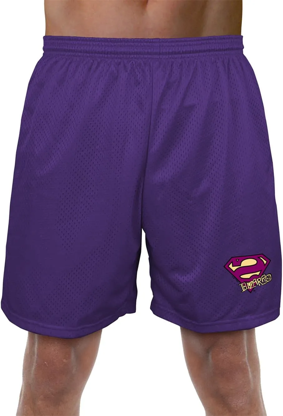 Popfunk Superman Shield Collection Mens Lined Mesh Shorts