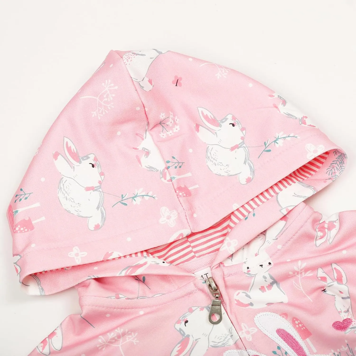 Popshion Toddler Girls Fleece Jackets Cotton Unicorn Hoodie Sweatshirt Fall Winter Zipper Coat Warm Hooded Sweater 2t-7t