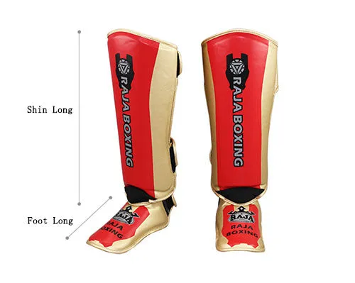 RAJA MUAY THAI BOXING MMA SPARRING PROTECTIVE GEAR SET JUNIOR Size S / M Iron Man Free Storage Bag