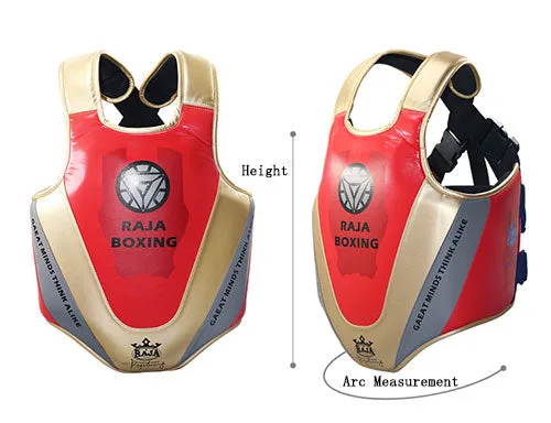 RAJA MUAY THAI BOXING MMA SPARRING PROTECTIVE GEAR SET JUNIOR Size S / M Iron Man Free Storage Bag