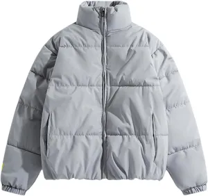 REHJJDFD Men Short Style Cotton-Padded Jackets Coat Winter Men Thickened Warm Coat Men Outwear