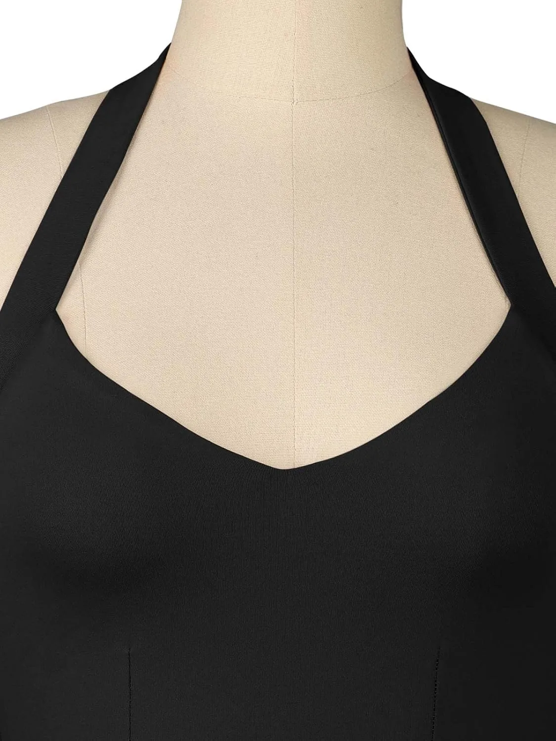 REORIA Butsmooth Double Lined Sexy Halter Tops Camisole V Neck Sleeveless Corset Y2K Going Out Crop Tank Tops for Women