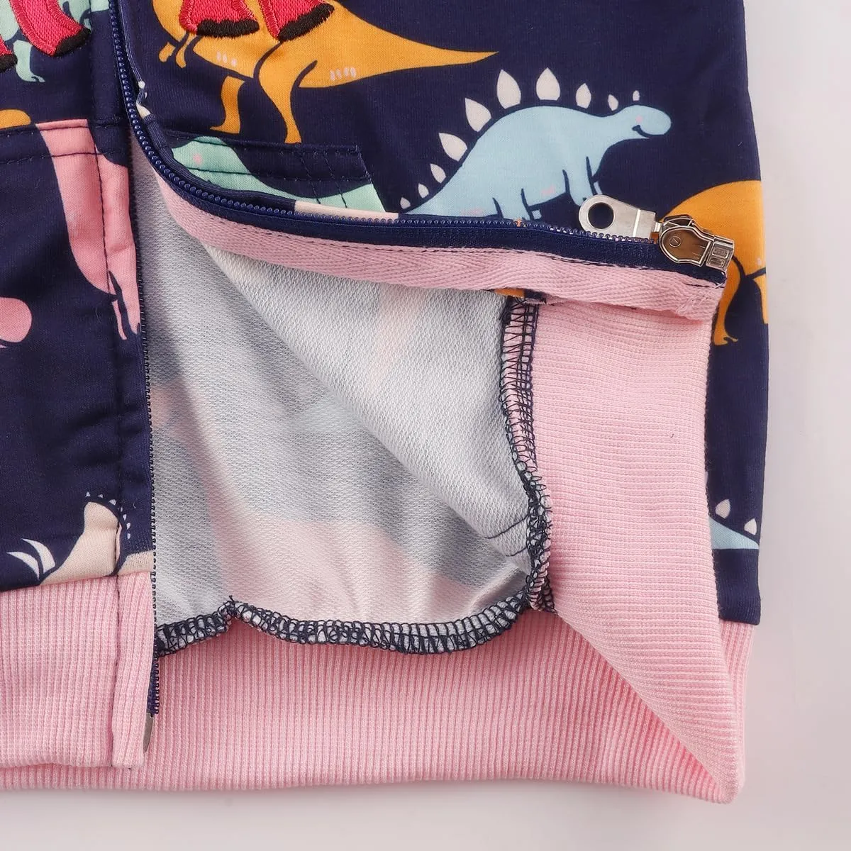 RETSUGO Girls Zip Up Hoodie Jacket Toddler Unicorn Rainbow Sweatshirt Kids Hooded Coat Casual Outerwear Size 2-7 Years