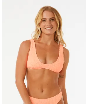 Rip Curl Sunshine Crop Top-Coral