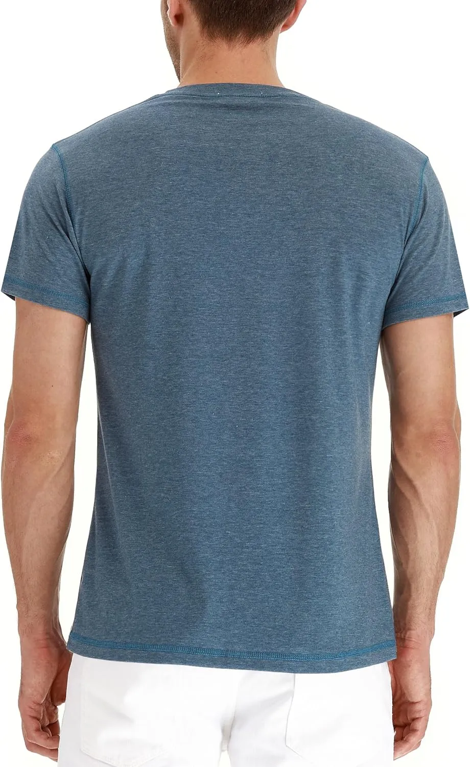 Sailwind Mens Henley Short Sleeve T-Shirt Cotton Casual Shirt