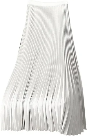 Satin Skirts for Women Silk Soft Smooth Skirt Solid Color Ruched Comfort Skirt Flowy Swing Stretch Skirts