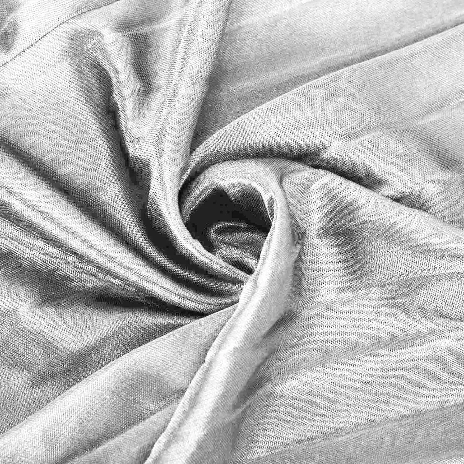 Satin Skirts for Women Silk Soft Smooth Skirt Solid Color Ruched Comfort Skirt Flowy Swing Stretch Skirts