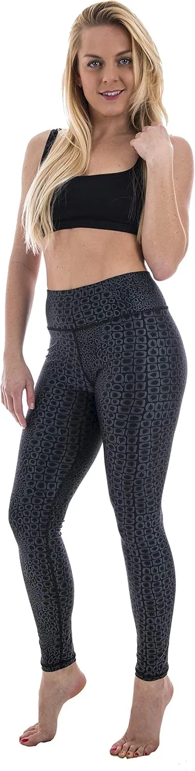 Sea Legs Sun Protective Leggings with 60  UPF Protection - for Yoga Surfing Swim Diving Snorkeling Water Sports