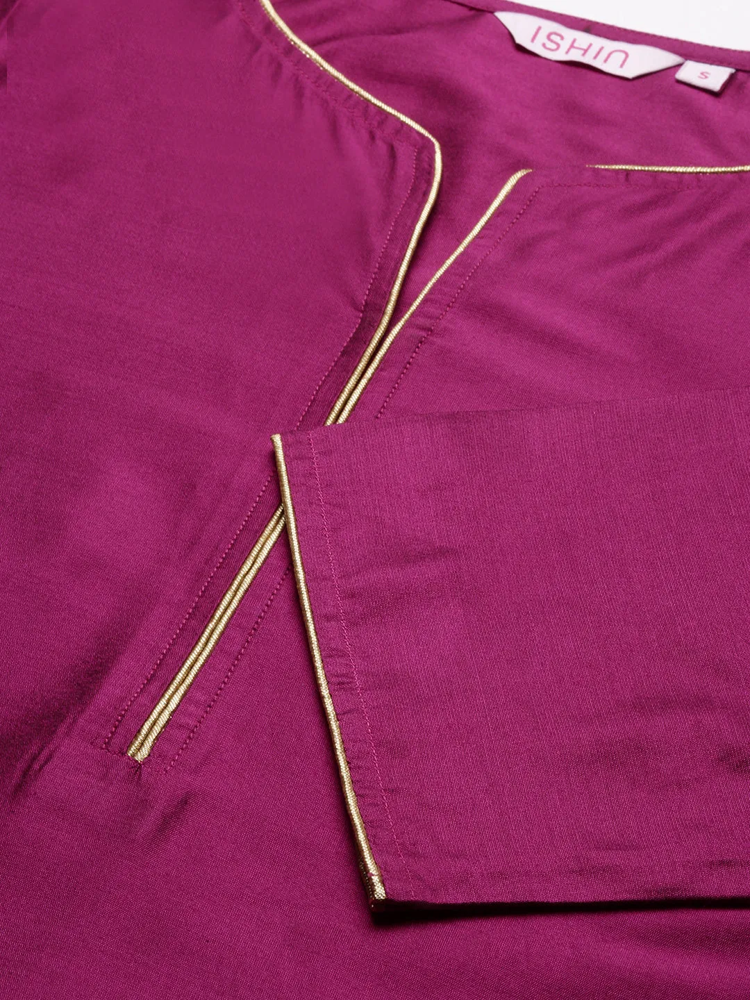 Silk Crepe Purple Kurta Set with Straight Bottom and Flowy Silk Crepe Floral Printed Dupatta