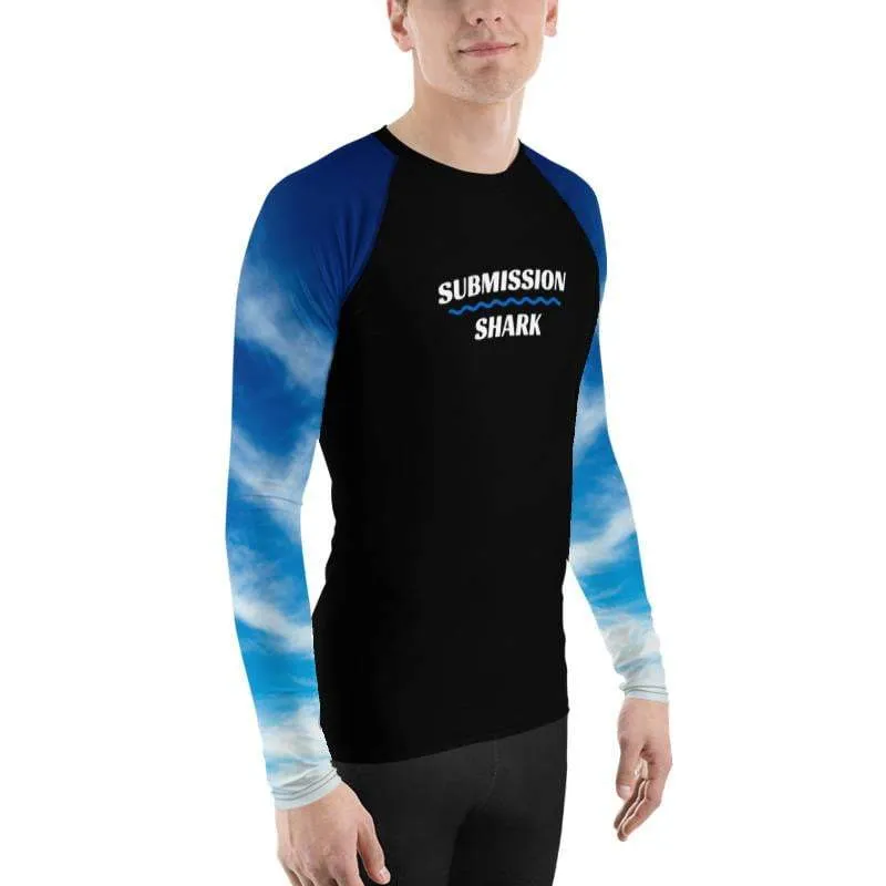 Sky's The Limit ~ Men's BJJ Rash Guard