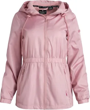 Spyder Women's Windbreaker Jacket - Lightweight Polar Fleece Lined Zip Up Rain Outerwear Coat with Hood (Sizes: S-XL)