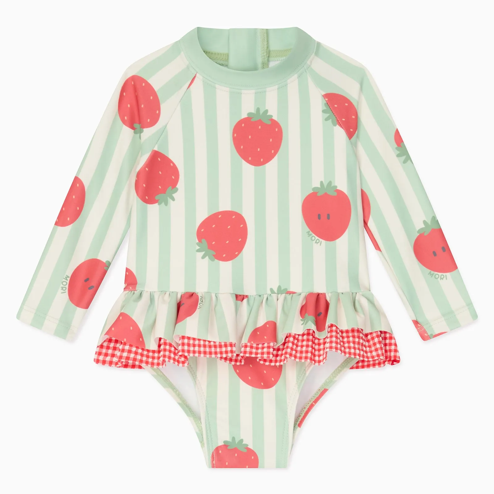 Strawberry Frilled Sunsafe Swimsuit