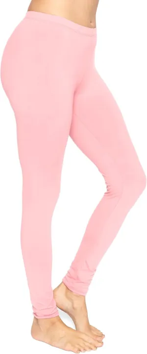 STRETCH IS COMFORT Women's and Plus Size Oh So Soft Full and Knee Length Leggings | Basic Essentials | Small to 7X