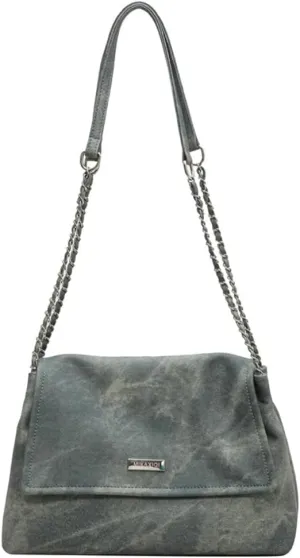 Suede Bag Vegan Leather Soft Shoulder Hobo Handbag