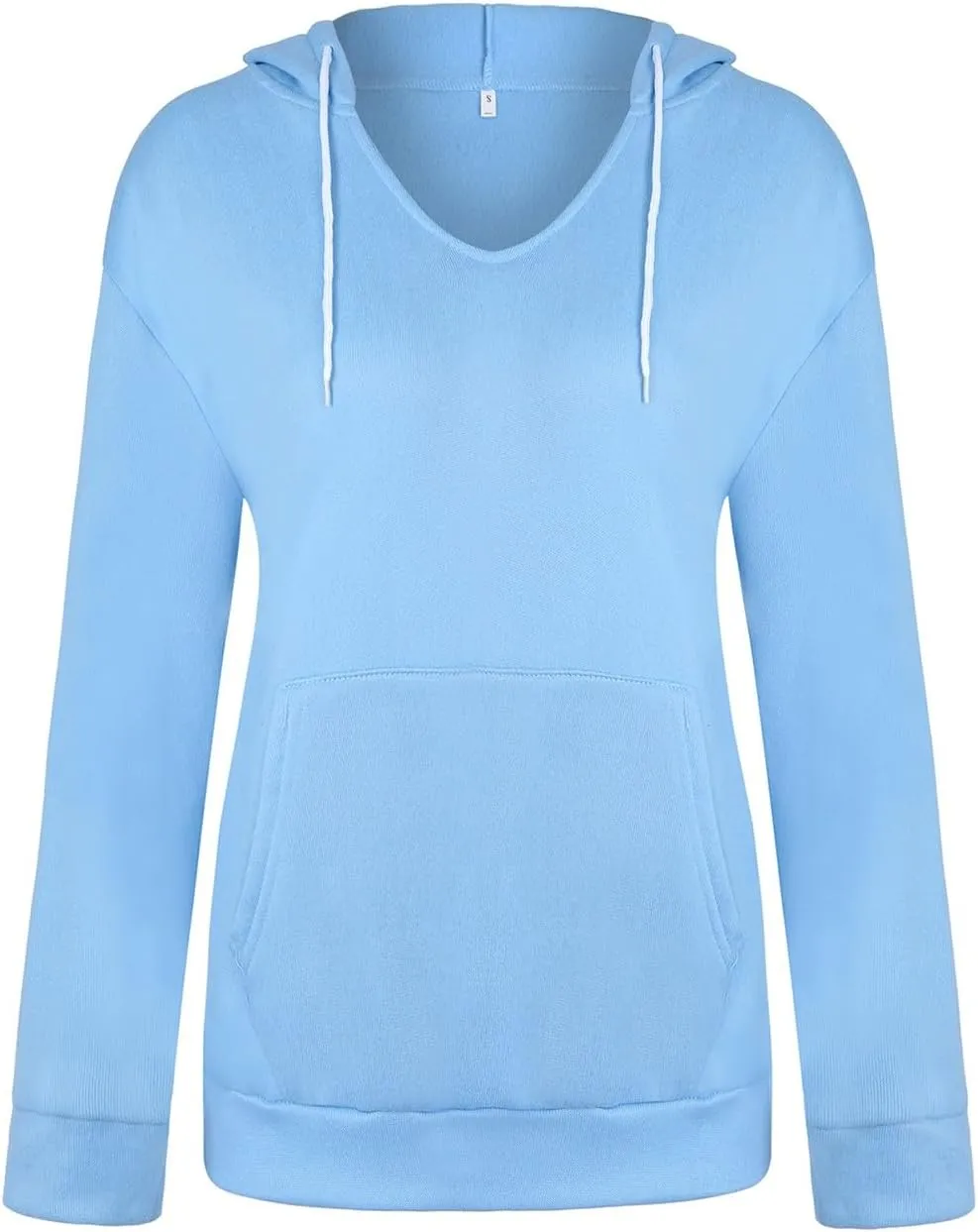 Sweatshirt for Women Fall Jacket Oversized Casual Zip Up Drawstring Hoodie w Pockets Long Sleeve Solid Outerwear Tops