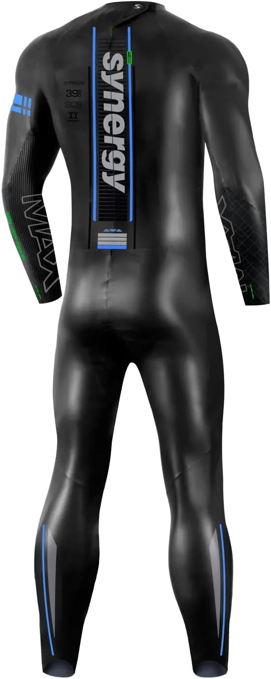 Synergy Triathlon Wetsuit Mens Endorphin Full Sleeve Neoprene for Open Water Swimming