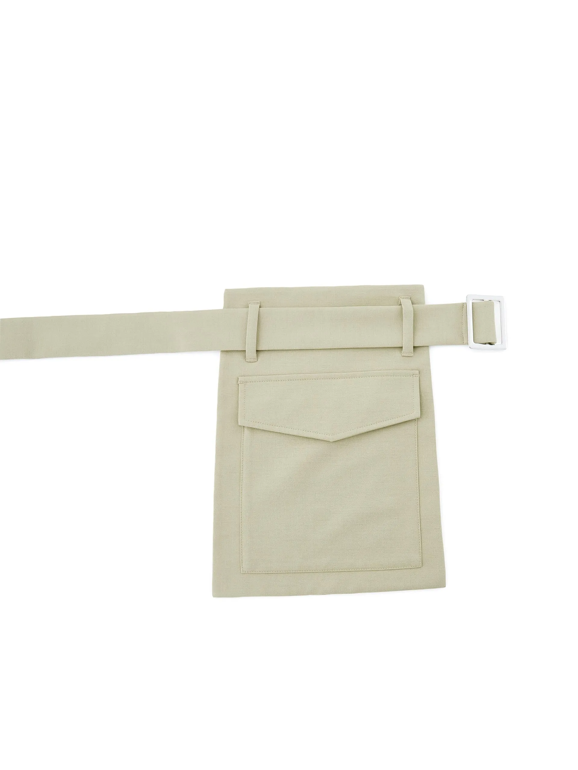 Tailored Pleated Shorts with Belt