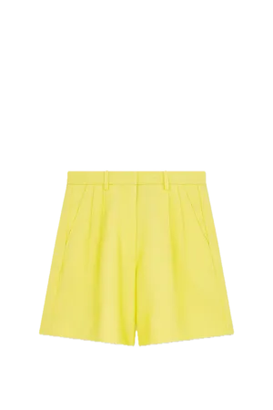 Tailored Shorts With Pleats