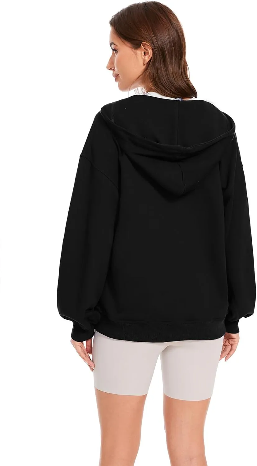 Taurus Womens Full Zip Up Hoodies Oversized Sweatshirt Casual Jacket Fashion Fall Outfits Long Sleeve Hooded with Pockets