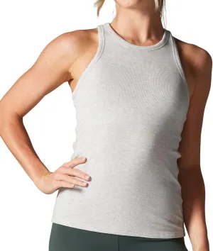 Tavi Womens Rib Tank Top  Ribbed Tank Top, Workout Tops, High Neck Tank Top, Lightweight Racerback Tank