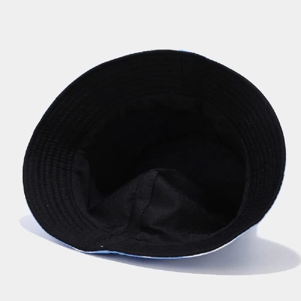 Tie Dye Bucket Hat Reversible Cotton Multicolored Fisherman Cap Packable Sun Hat