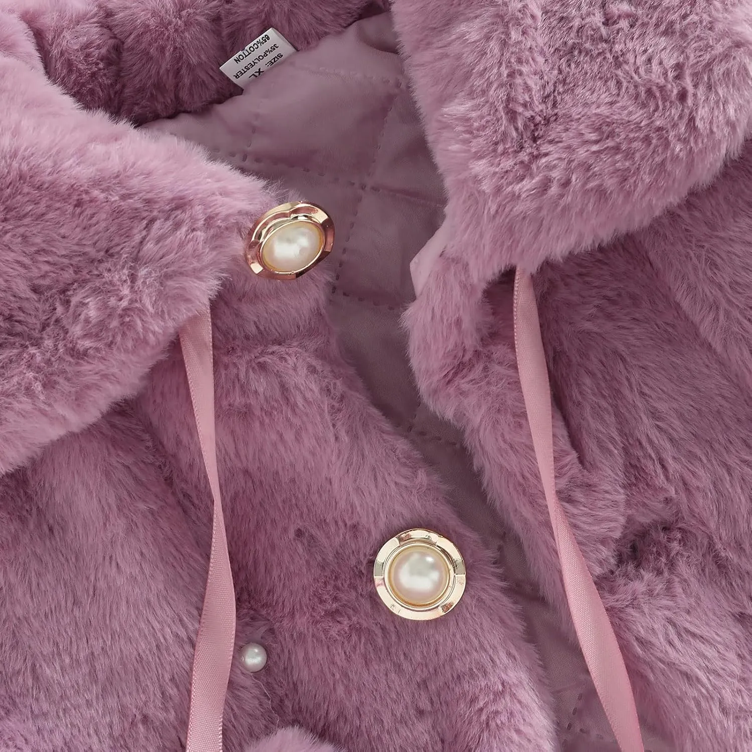 Toddler Baby Girls Faux Fur Coat Cloak Jacket Dress Cover Cape Poncho Fall Winter Wedding Birthday Warm Outerwear