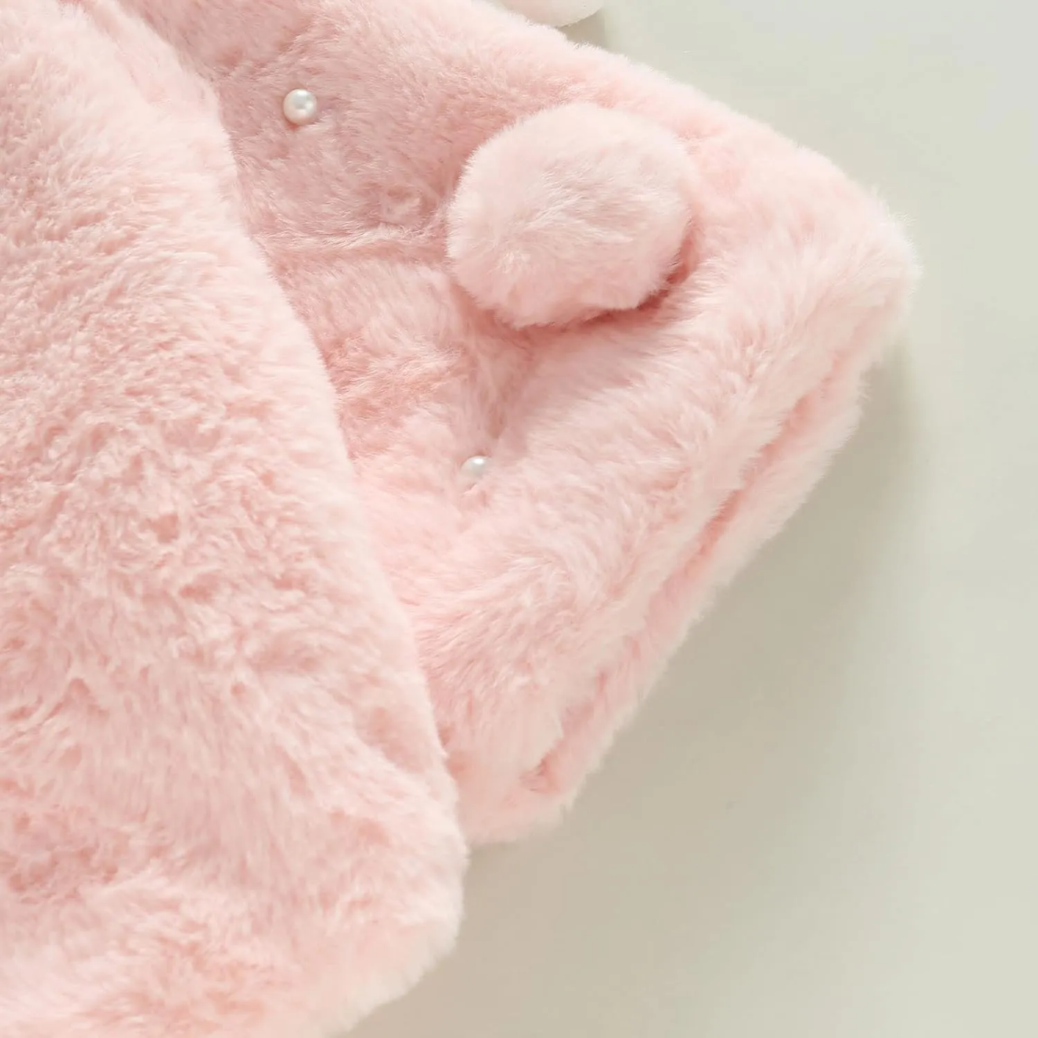 Toddler Baby Girls Faux Fur Coat Cloak Jacket Dress Cover Cape Poncho Fall Winter Wedding Birthday Warm Outerwear