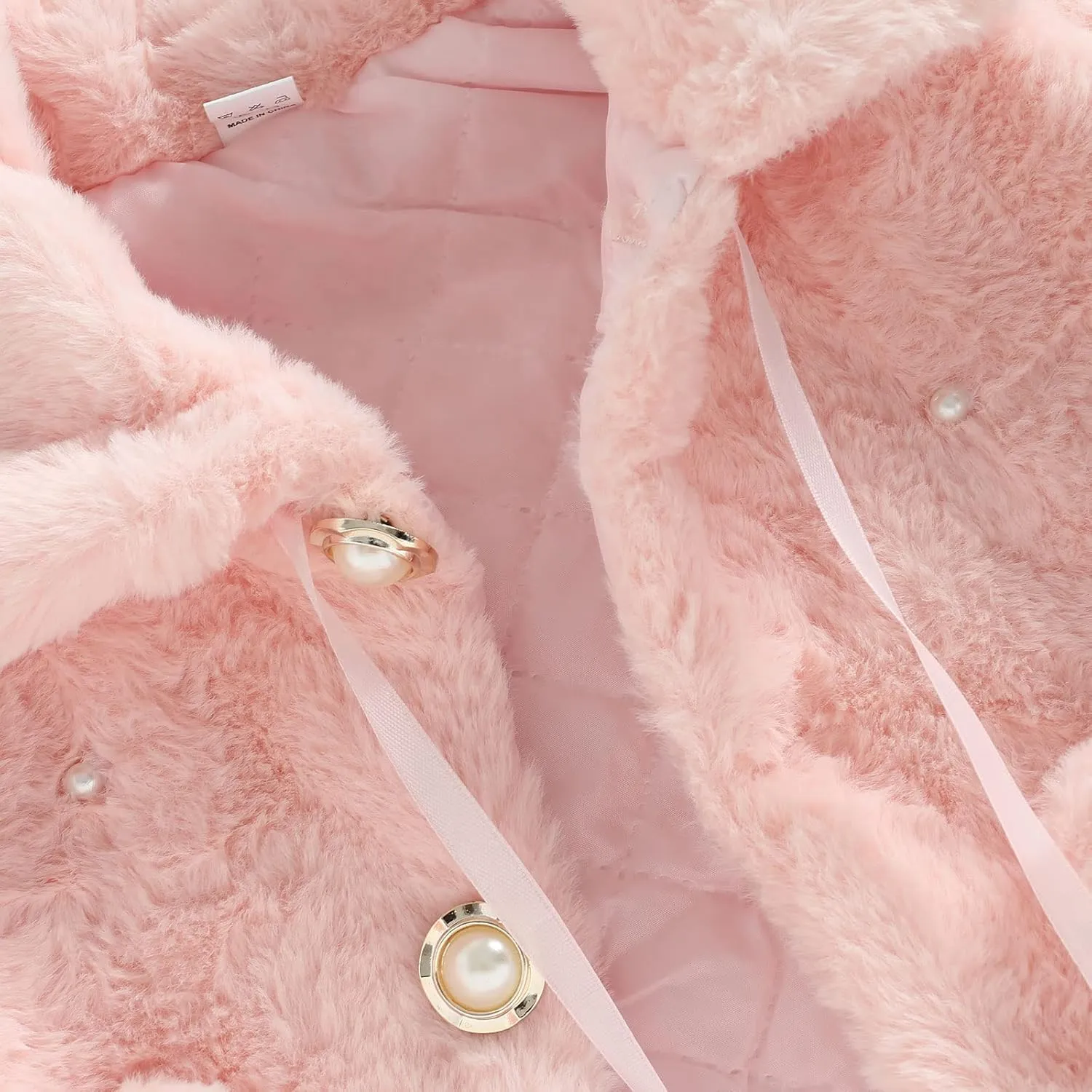 Toddler Baby Girls Faux Fur Coat Cloak Jacket Dress Cover Cape Poncho Fall Winter Wedding Birthday Warm Outerwear