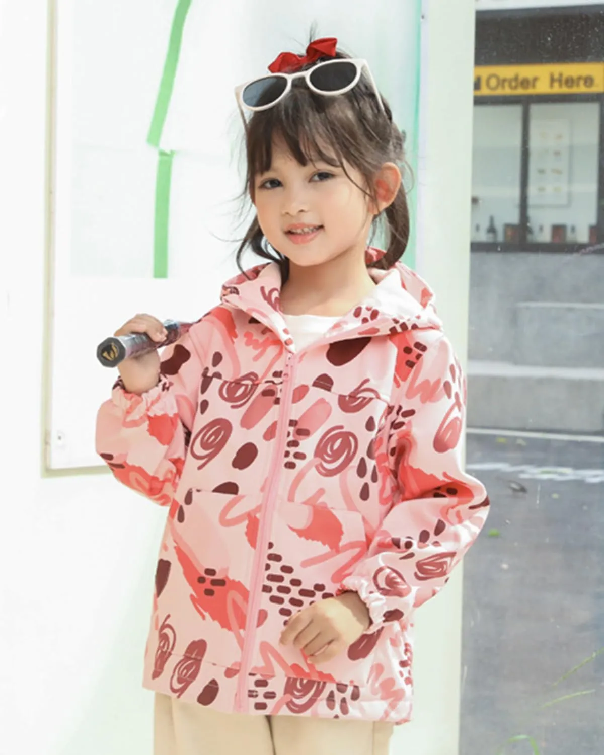 Toddler Boys Girls Fleece Lined Jacket Zip Up Hoodie, Camouflage Outerwear Windbreaker Spring Fall Jackets for Kids