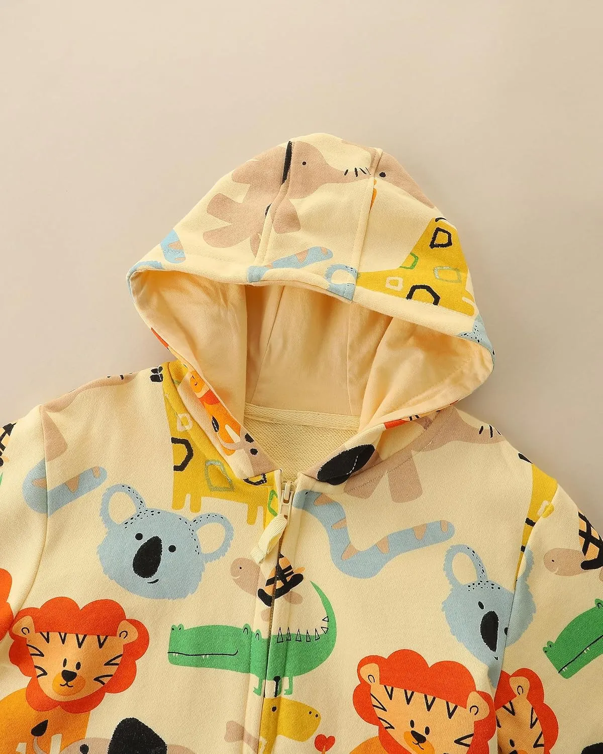 Toddler Zip Up Hoodie Sweatshirt Fall Clothes Boys Jacket With Hood 2-7 Years