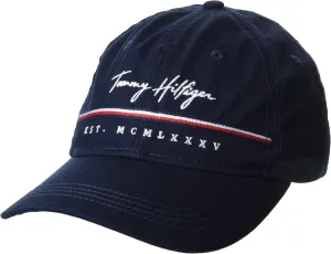 Tommy Hilfiger Men's Signature Adjustable Baseball Cap