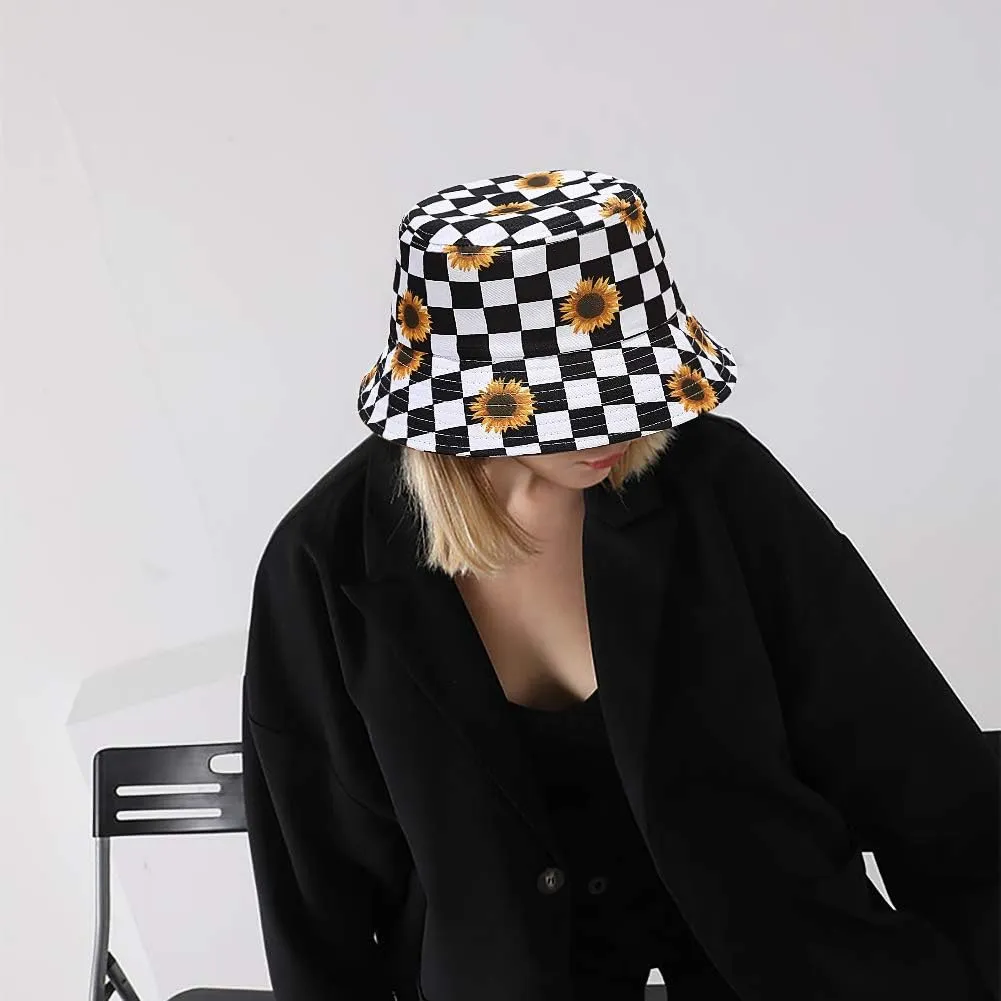 Trendy Bucket Hat Beach Sun Hat for Women Men Summer Sun Protection Fisherman Hat